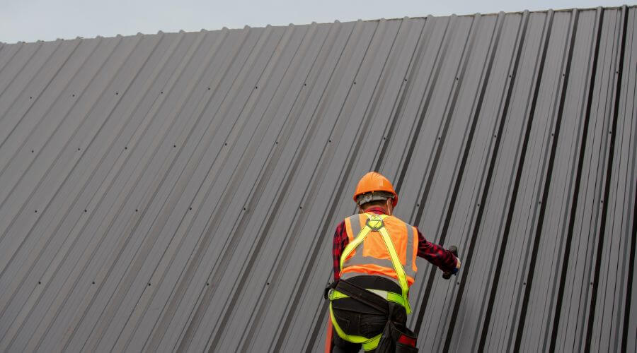 Professional metal roof installation services in Millersburg, IA